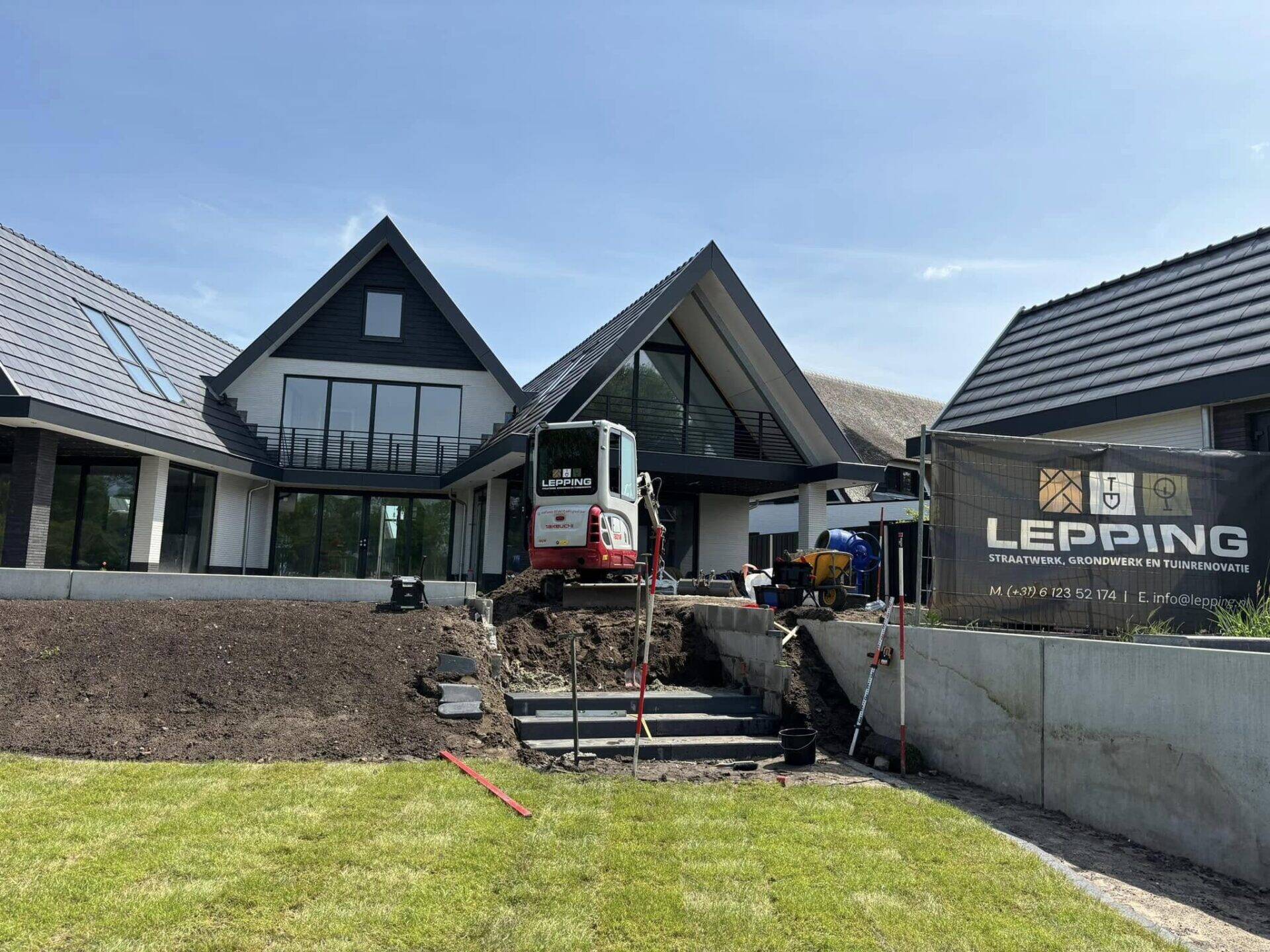 Gerenoveerde tuin door Lepping